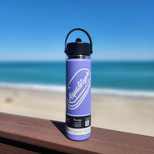 Wide Mouth Bottle with Flex Straw Cap - 24 oz.