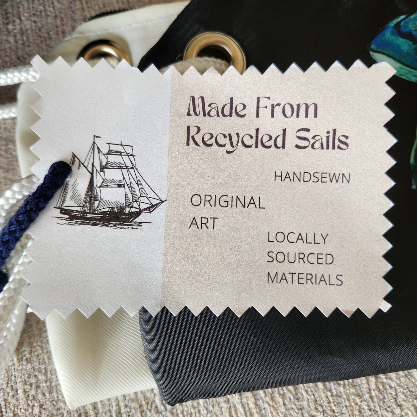 AquaGlyph Upcycled Sail Bags
