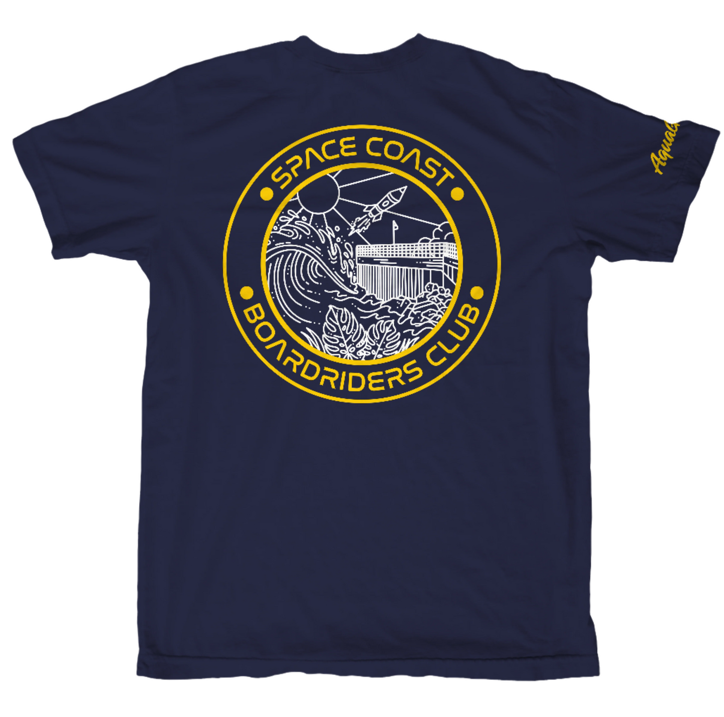 Space Coast Boardriders Club Tee - Gold Edition