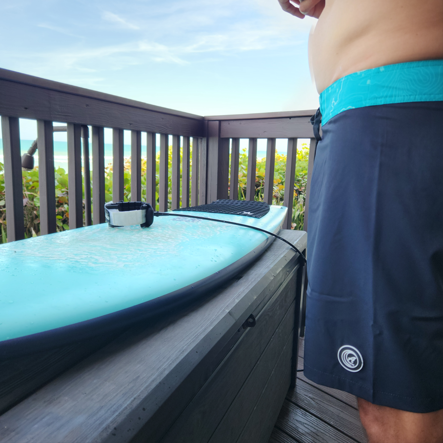 Boardshorts - Black & Aqua
