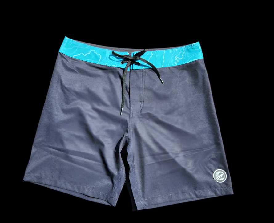 Boardshorts - Black & Aqua