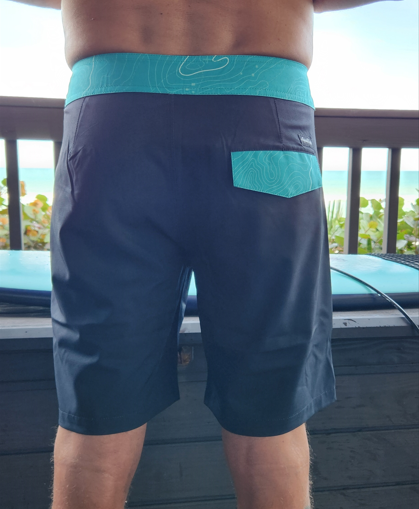 Boardshorts - Black & Aqua