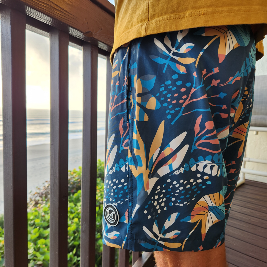 Hybrid Shorts - Coral Reef