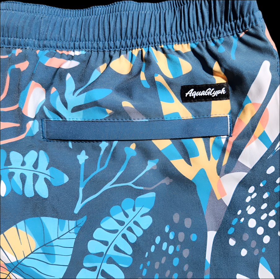 Hybrid Shorts - Coral Reef