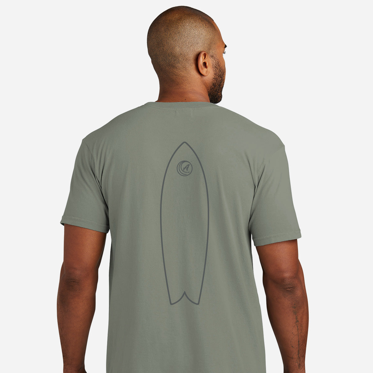 Go Fish Surfboard Pocket Tee - Three Color Options