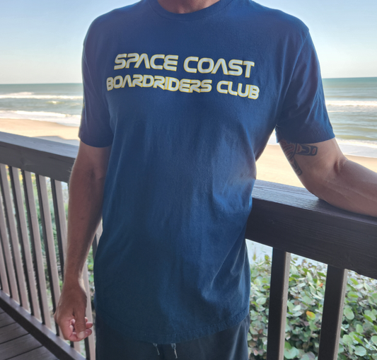 Space Coast Boardriders Club Tee - Gold Edition