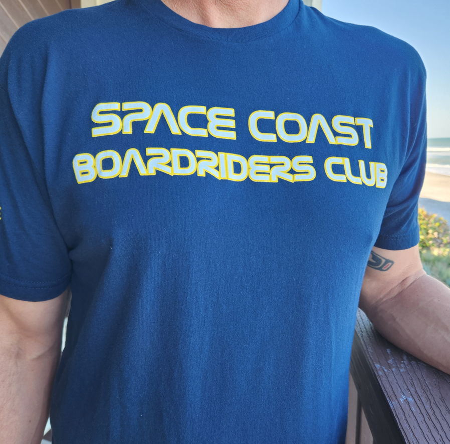 Space Coast Boardriders Club Tee - Gold Edition