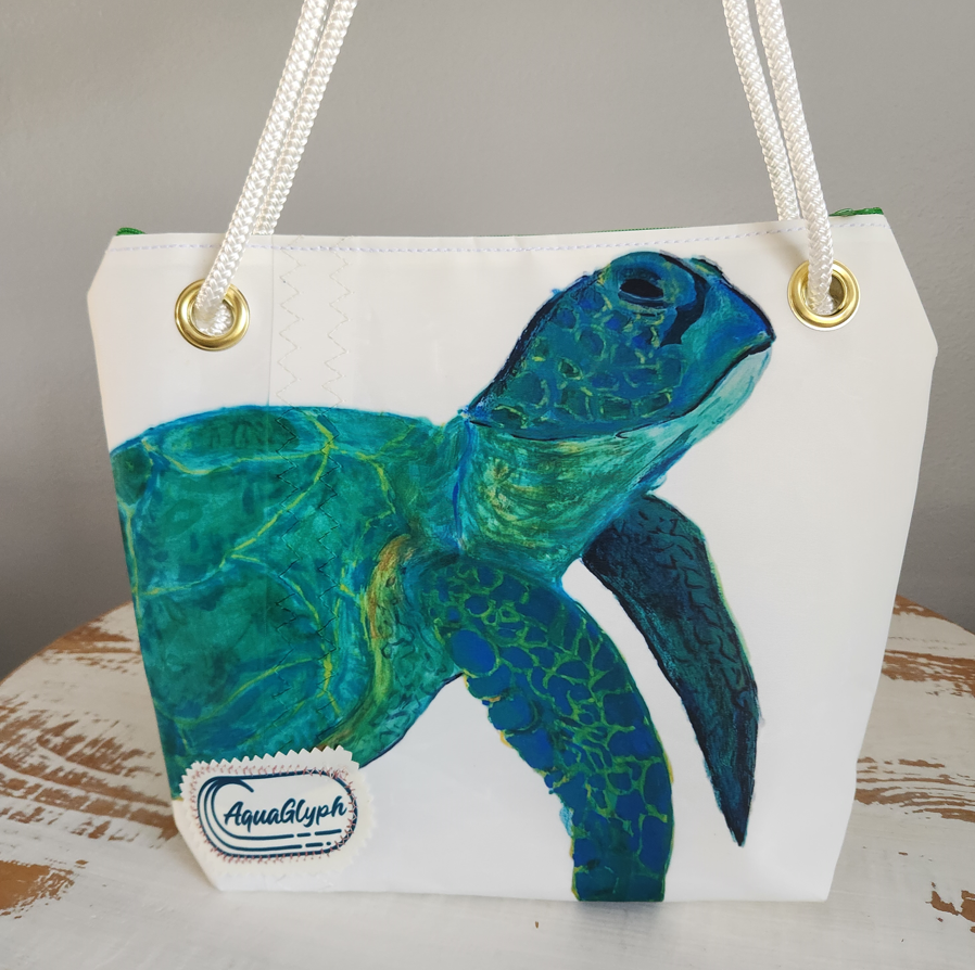 AquaGlyph Upcycled Sail Bags