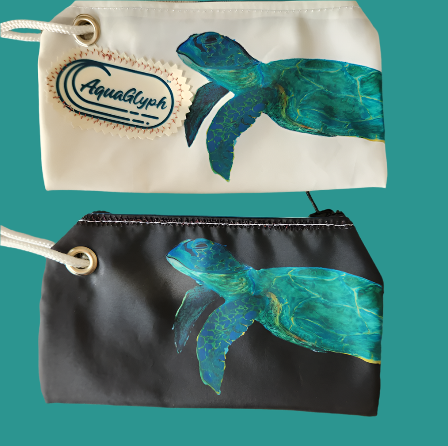AquaGlyph Upcycled Sail Bags