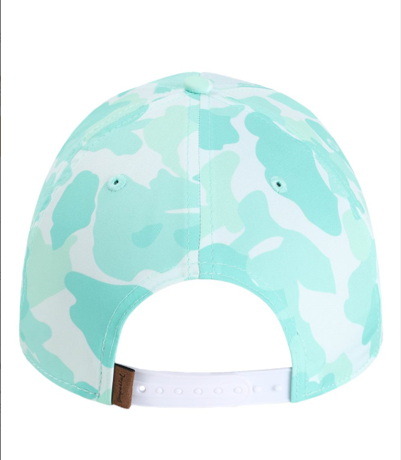 Camo Rope Hat - aqua frog camo