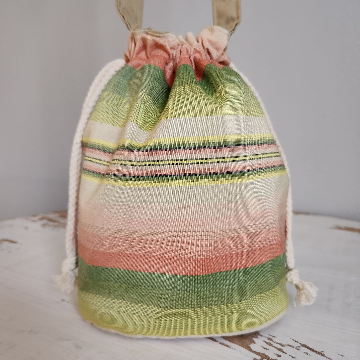 Sunset Coral & Lime Jam Bag