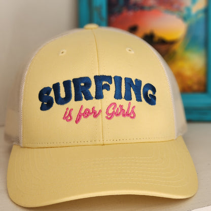 Surfing Is For Girls Low Pro Hat