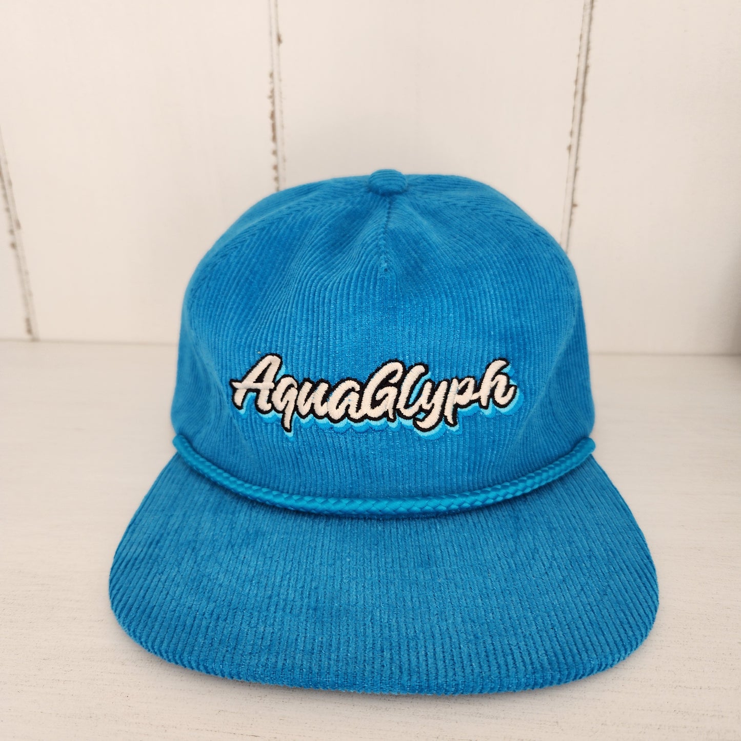 Wavy AquaGlyph Corduroy Rope Hat