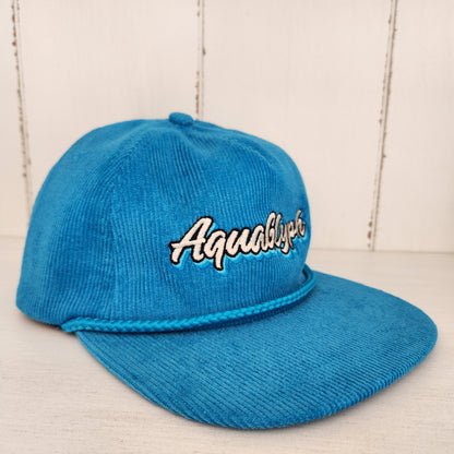 Wavy AquaGlyph Corduroy Rope Hat