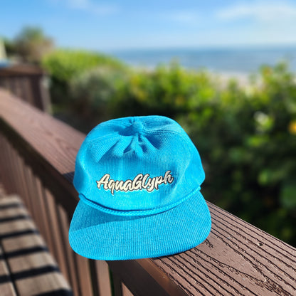 Wavy AquaGlyph Corduroy Rope Hat