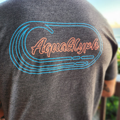 AquaGlyph 80s Neon Light Tshirt