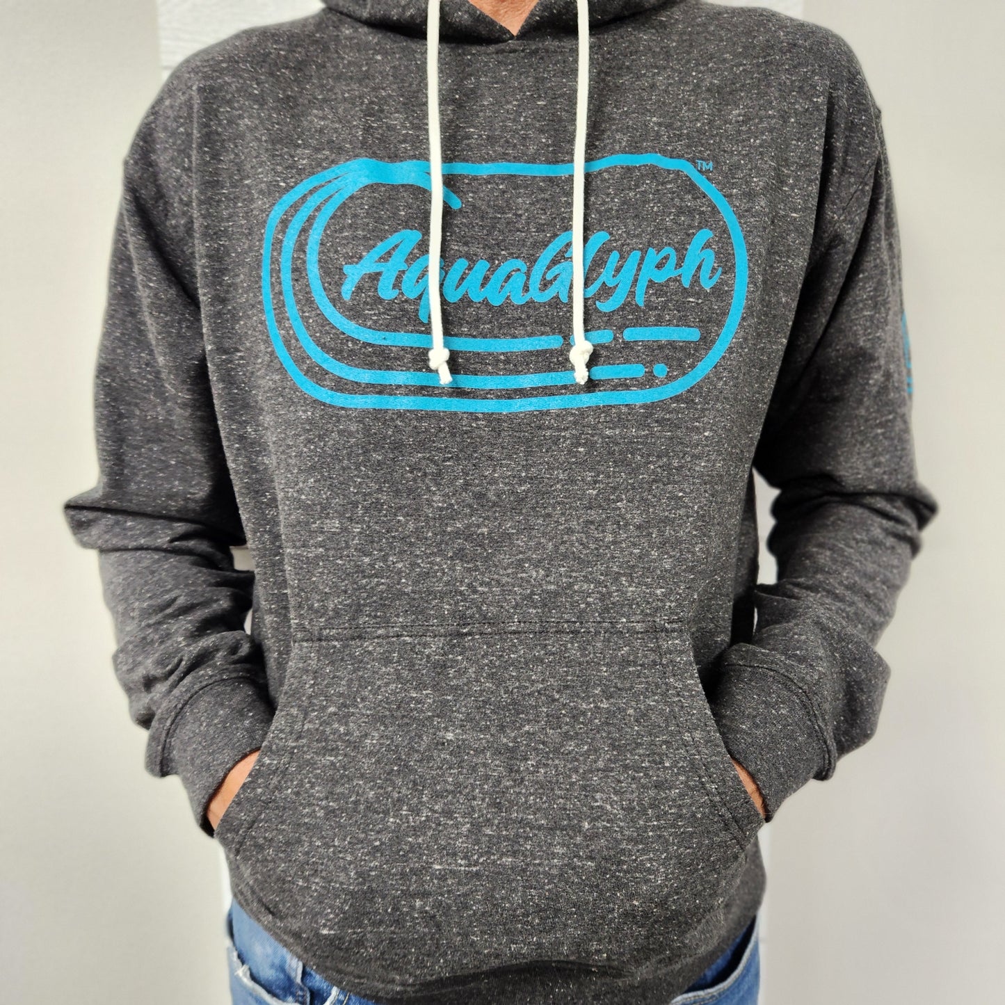 AquaGlyph Logo Hoodie