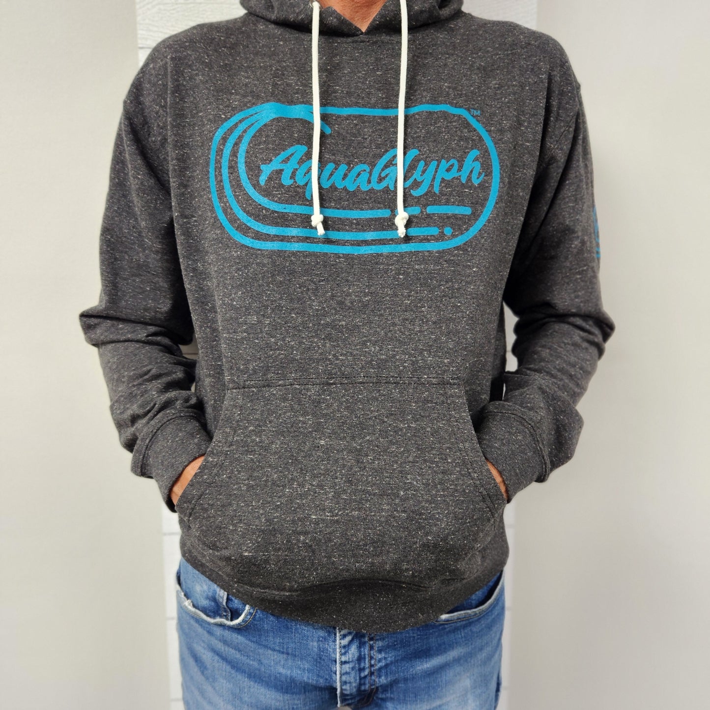 AquaGlyph Logo Hoodie