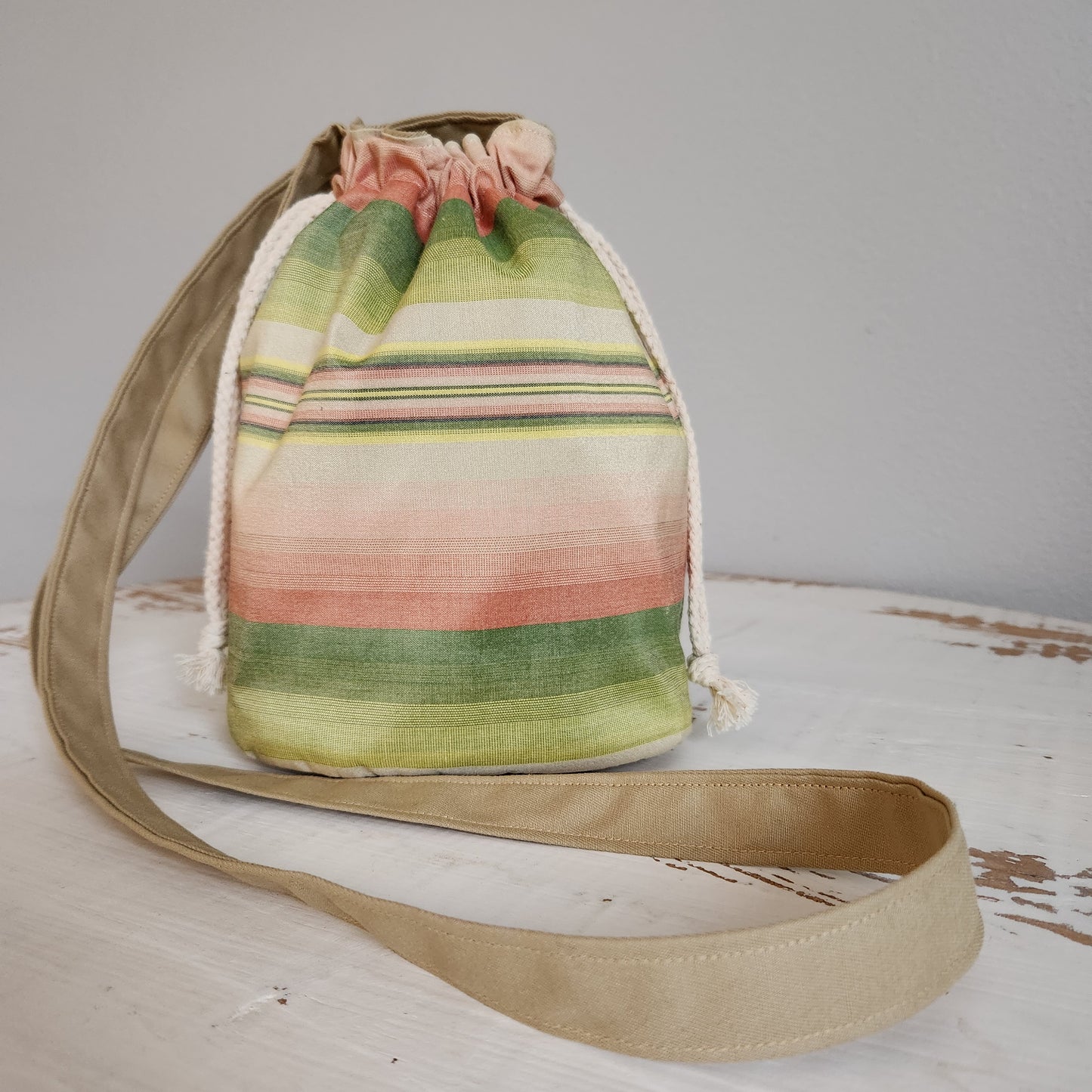 Sunset Coral & Lime Jam Bag