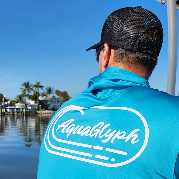 AquaGlyph Hooded Sun Protection Performance Shirt