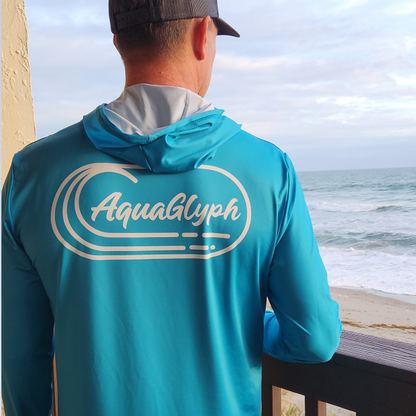 AquaGlyph Hooded Sun Protection Performance Shirt