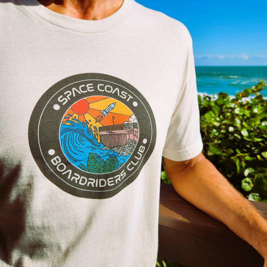 Space Coast Boardriders Club Color Logo Tee