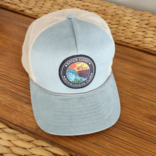 Corduroy, Rope, Patch Space Coast Boardriders Club Hat