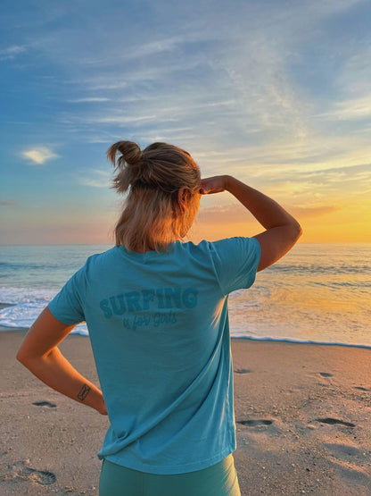 Surfing is for Girls Tee