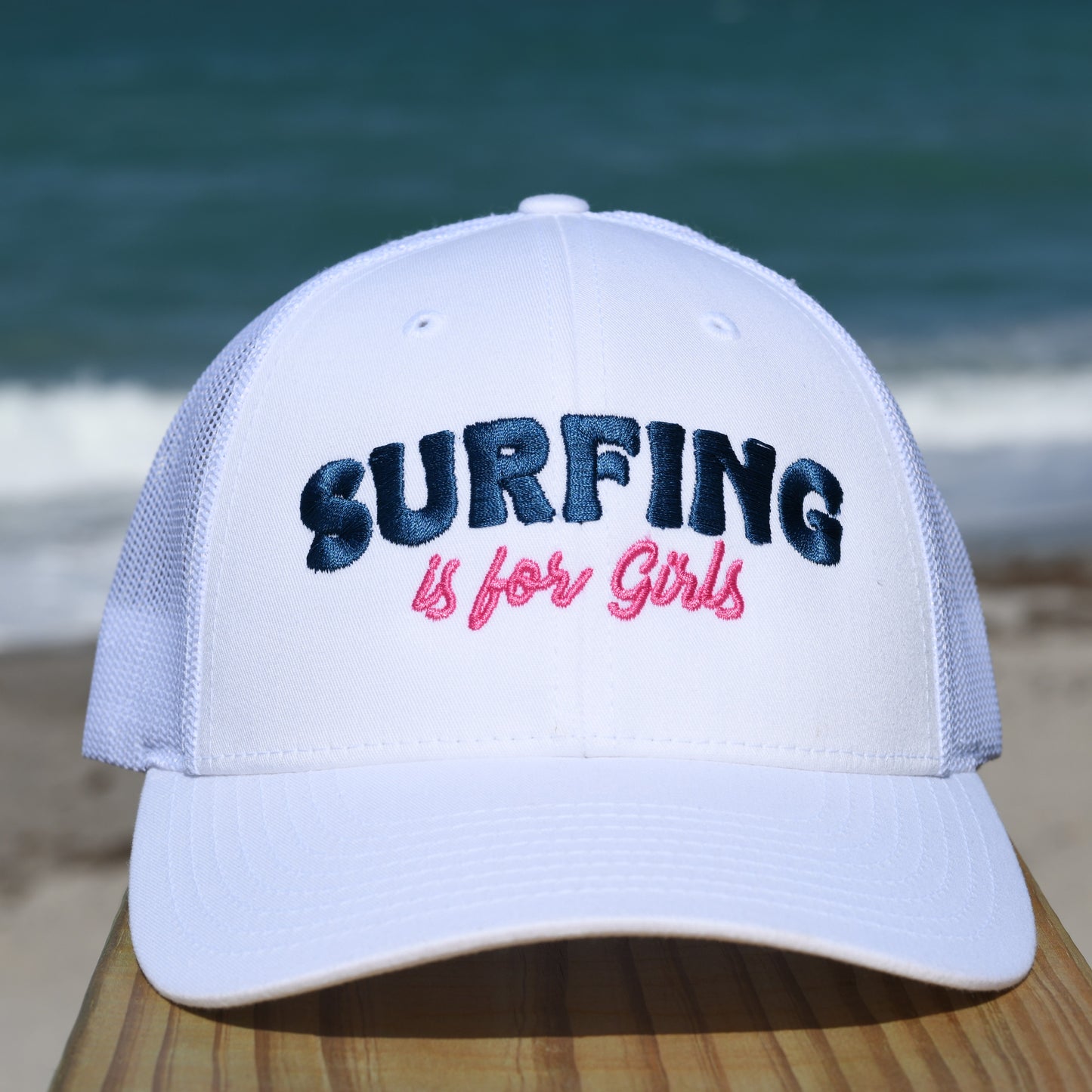 Surfing Is For Girls Low Pro Hat