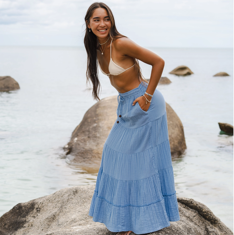 Shipwrecked Maxi Skirt