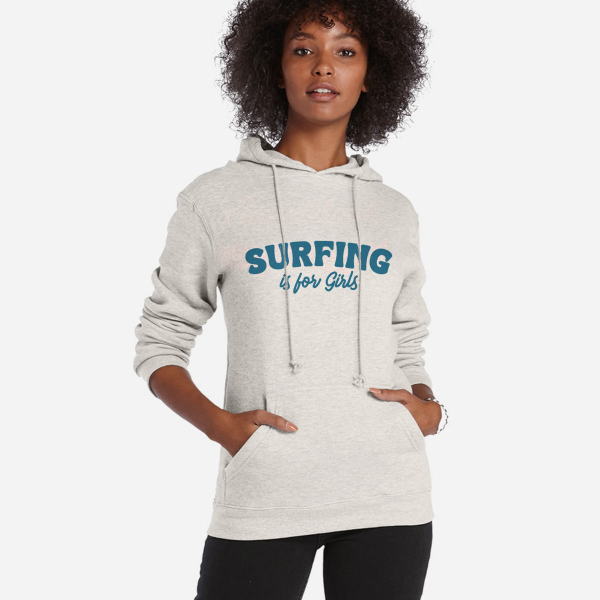 Surfing is for Girls Hoodie