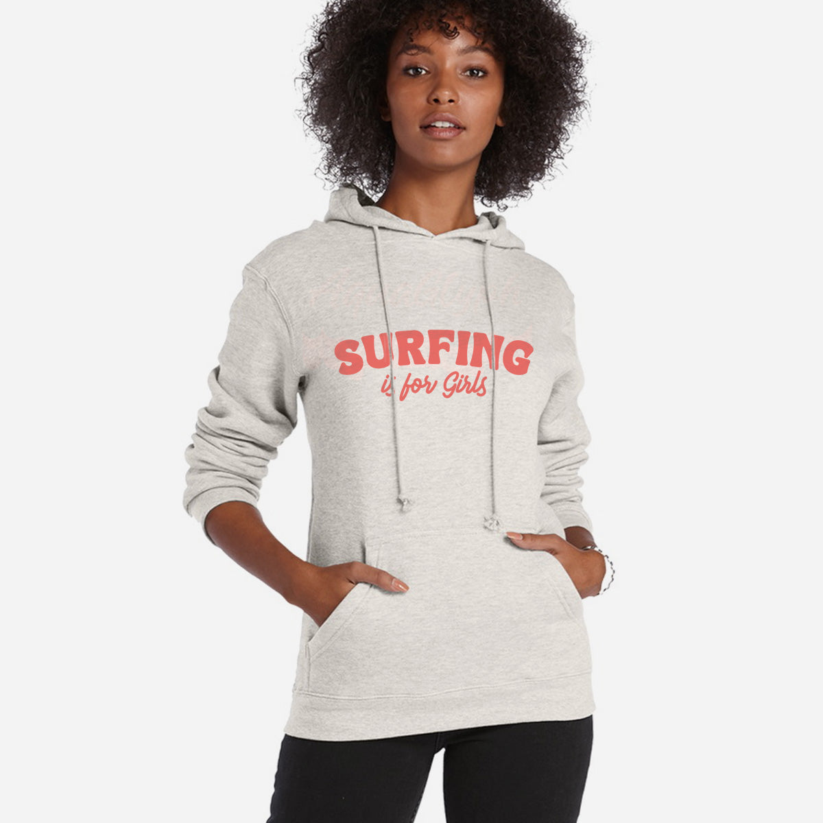 Surfing is for Girls Hoodie