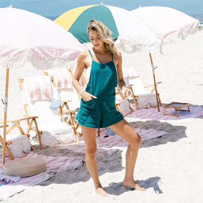 Dark Teal Romper