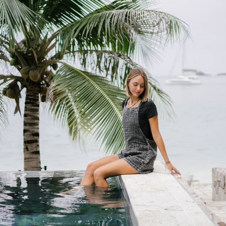Vintage Black Romper